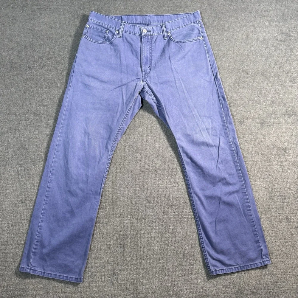 Levi's 541 Jeans Men's Size 36x30 Athletic Fit Purple Medium Wash Denim